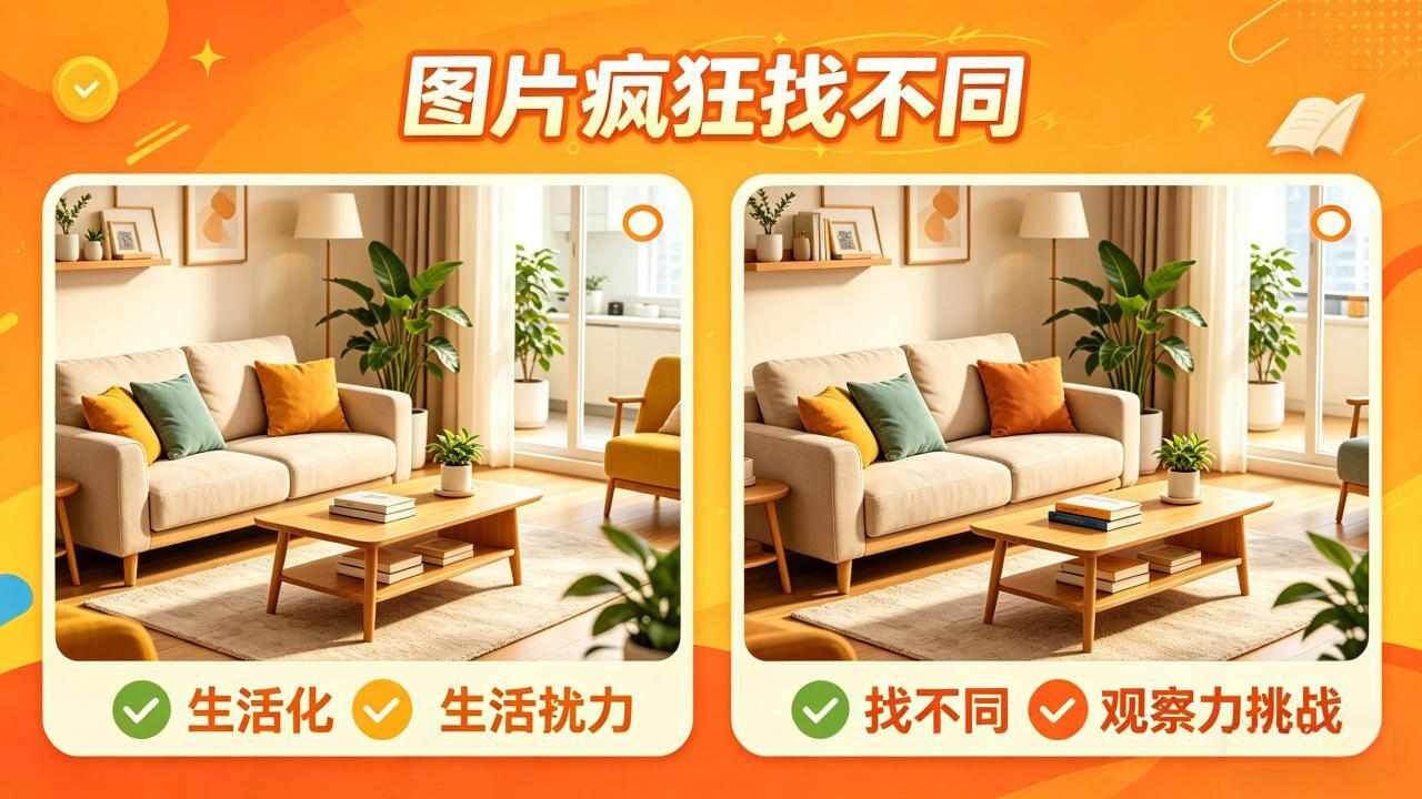 疯狂找不同闯关手机赚钱软件截图1