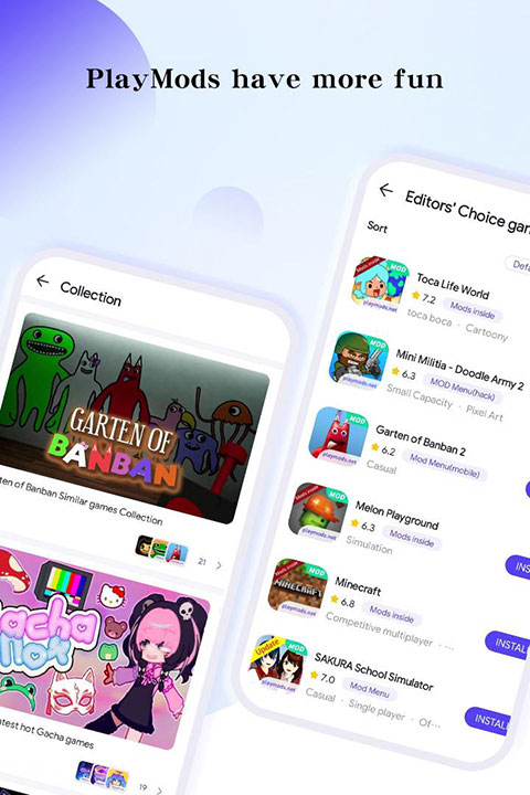 PlayMods游戏盒子手机赚钱软件截图3