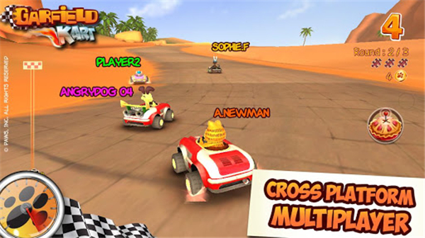 加菲猫卡丁车手机版(Garfield Kart)手机赚钱软件截图3