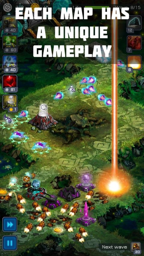 古老星球经典塔防ios版(Ancient Planet Tower Defense)手机赚钱软件截图4