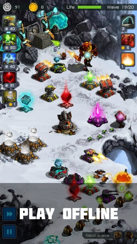 古老星球经典塔防ios版(Ancient Planet Tower Defense)手机赚钱软件截图1