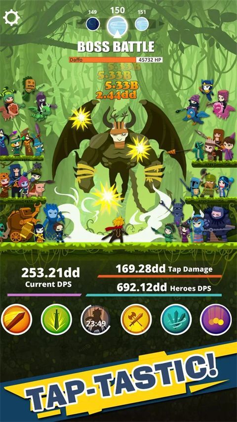 点杀泰坦(Tap Titans)手机赚钱软件截图3