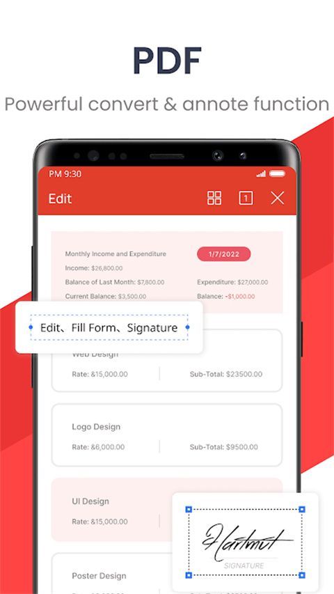 WPS Office国际高级版手机赚钱软件截图1
