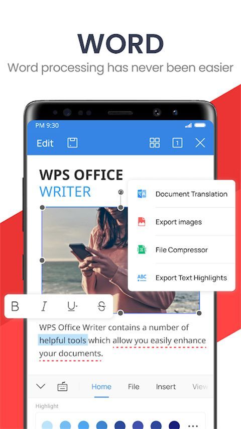 WPS Office国际高级版手机赚钱软件截图5