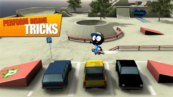 火柴人滑板之战官方版(Stickman Skate Battle)手机赚钱软件截图3