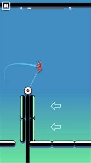 粘住火柴人(Stickman Hook)手机赚钱软件截图1
