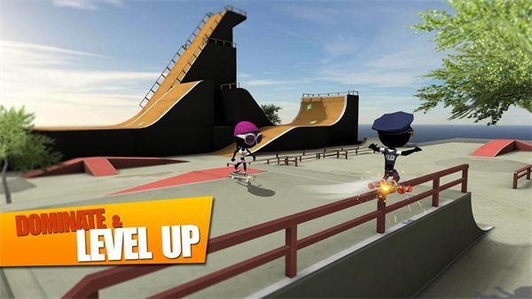 火柴人滑板之战官方版(Stickman Skate Battle)手机赚钱软件截图2