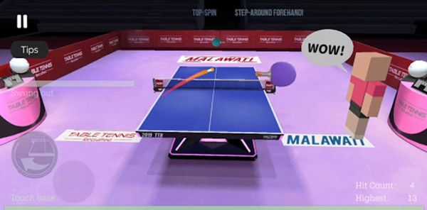乒乓球创世纪中文版(Table Tennis ReCrafted)手机赚钱软件截图1