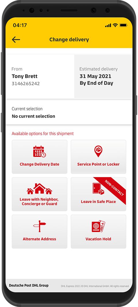 DHL国际快递app手机赚钱软件截图1