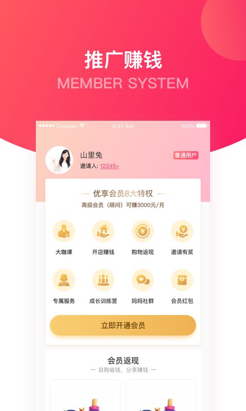 大v店app手机赚钱软件截图1