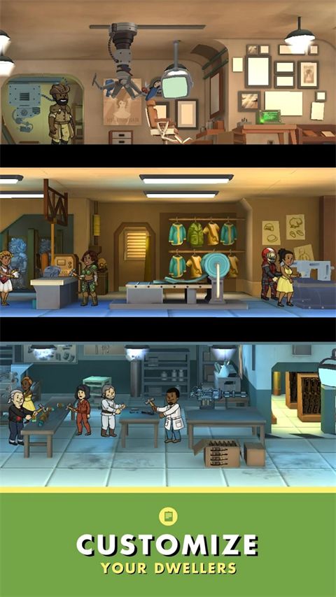 辐射避难所(Fallout Shelter)破解版手机赚钱软件截图4