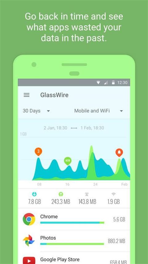 GlassWire手机版手机赚钱软件截图1