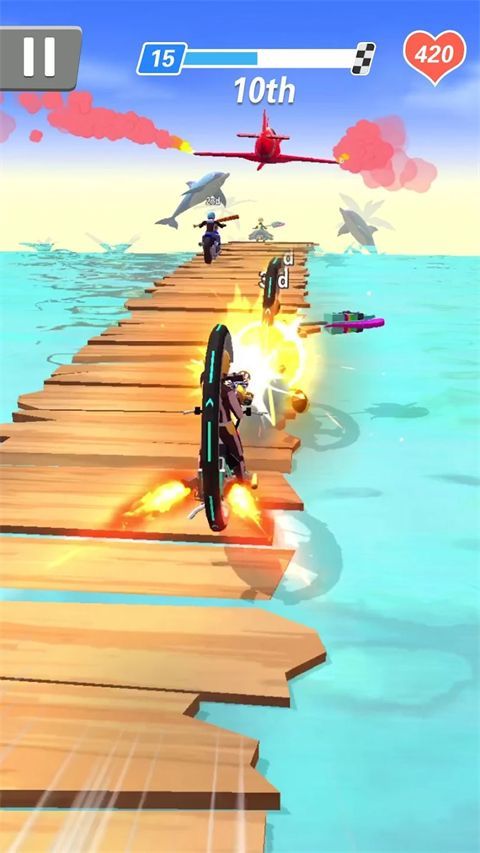 赛车粉碎中文版(Racing Smash 3D)手机赚钱软件截图2