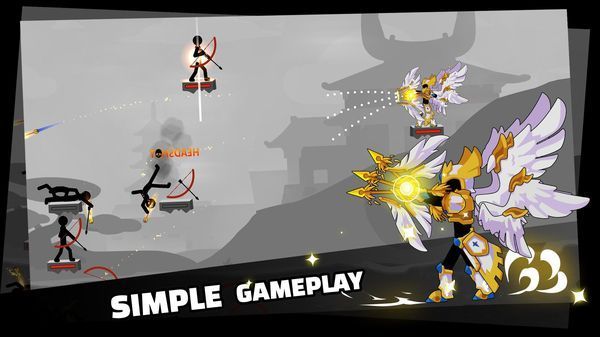 激斗弓箭手最新版(Stickfight Archer)手机赚钱软件截图1