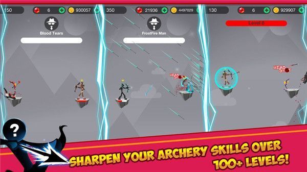 火柴人史诗弓箭手官方版(Stickman Epic Archer)手机赚钱软件截图4