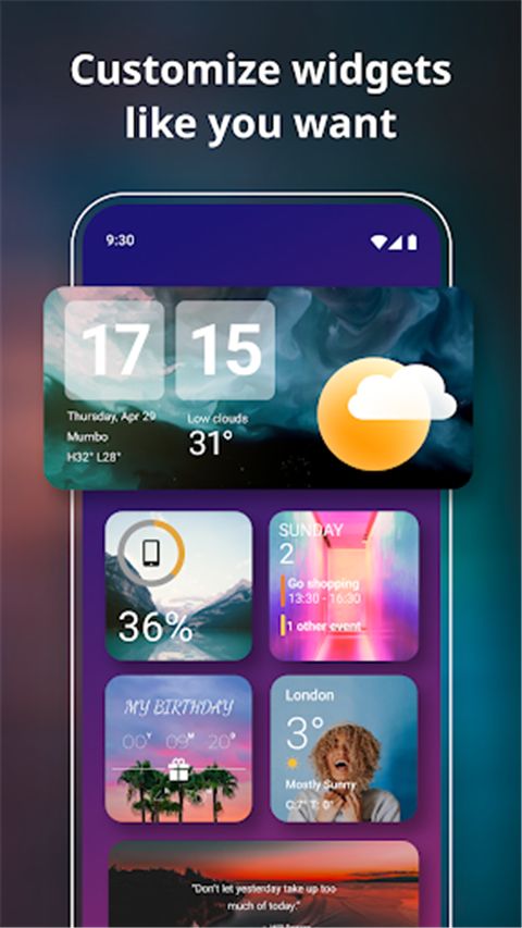 Color Widgets手机组件手机赚钱软件截图4