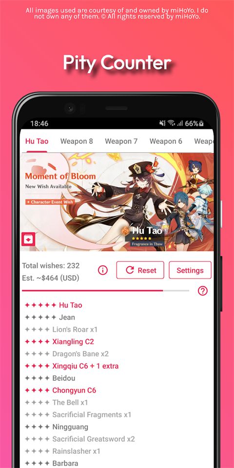 原神抽卡模拟器中文版手机赚钱软件截图3