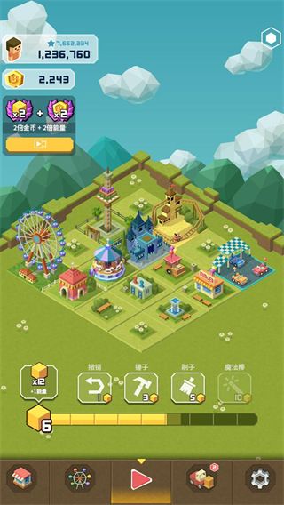 2048大亨主题公园正版(2048 Tycoon)手机赚钱软件截图4